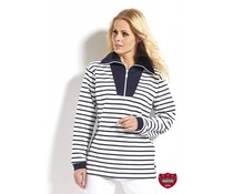 Bretons streepshirt met ritssluiting Bretons streepshirt met ritssluiting