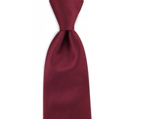Stropdas repp Bordeauxrood Stropdas repp Bordeauxrood