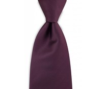Stropdas repp Aubergine Stropdas repp Aubergine