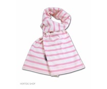 Bretonse streepsjaal Wit-roze Bretonse streepsjaal Wit-roze