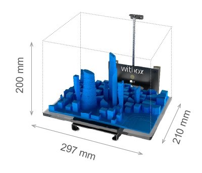 3D printer printoppervlak