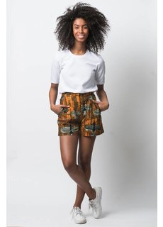 Afriek Orange Bird Shorts