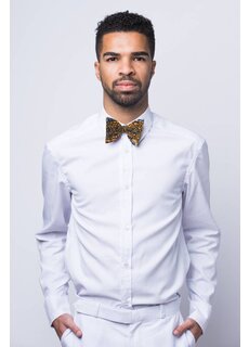 Afriek Orange Bird Bow Tie