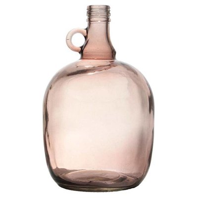 Vase brown transparent glass 17x27cm, "jug 3 liter smoked brown"