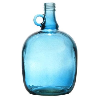 Glasvase transparent blau 17x27cm, "jug 3 liter smoked blue"