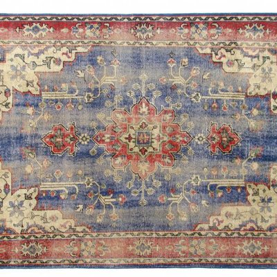 Wool rug 280x180cm "oriental overdyed back"