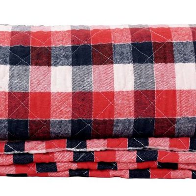 Plaid checkered cotton two-person 200x120cm, "checkered quilt 2 person"