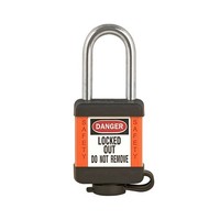 Zenex safety padlock orange 410ORJ - 410KAORJ