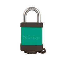 Vorhängeschloss aus Aluminium grün 6835GRN