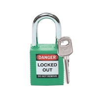 Nylon veiligheidshangslot groen 051345