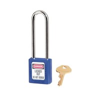 Zenex Sicherheits-vorhängeschloss blau 410LTBLU