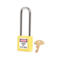 Zenex safety padlock yellow 410LTYLW