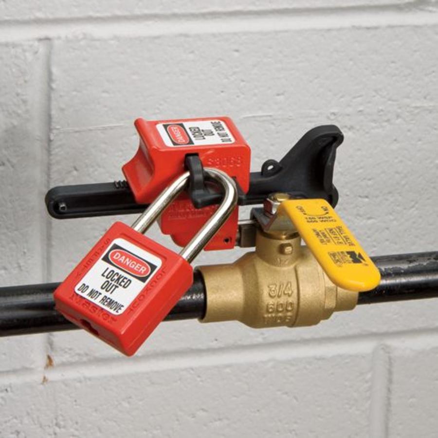 Master Lock Universal ball valve lock-out S3068MLP - lockout-tagout-shop