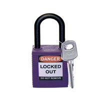 Nylon veiligheidshangslot paars 813640