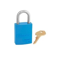 Aluminium veiligheidshangslot blauw S6835BLU