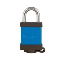 Aluminium safety padlock blue S6835BLU