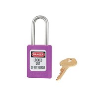 Zenex safety padlock purple S33PRP - S33KAPRP