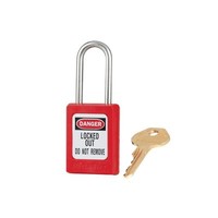Zenex safety padlock red S33RED - S33KARED