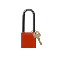 Nylon Kompakte Sicherheits-vorhängeschloss rot 8141236