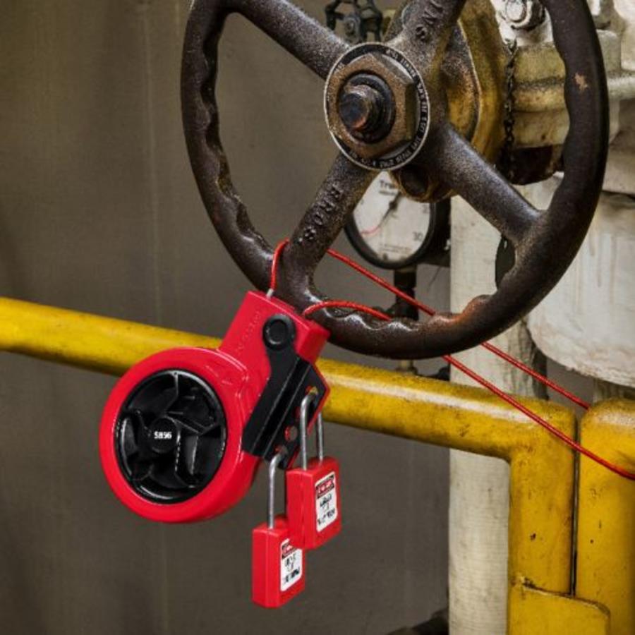 Master Lock Retractable cable lockout devices S856 and S866 lockout