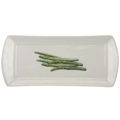 Aspergeschaal Aardewerk 12,5x30cm