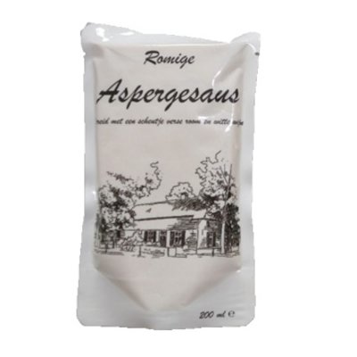 stazak Ambacht romige Aspergesaus 200 ml met witte wijn