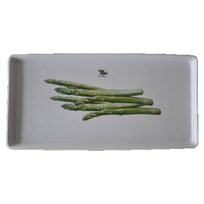 Aspergeschaal Aardewerk 14x28 cm