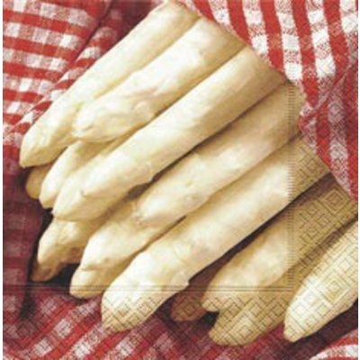 Servetten Fresh asperges 33 x 33 cm - Copy