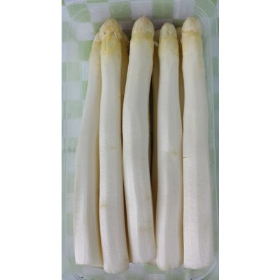 Vers geschilde asperges AAA-wit 700 gram verpakt