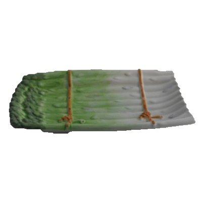Schaal asperge groen 35 cm