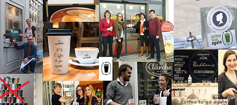 Coffee to go again - Initiative gegen Einwegbecher
