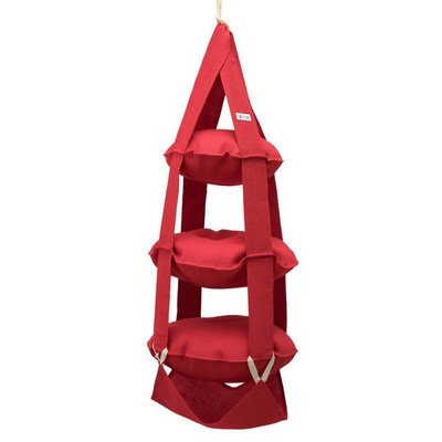 3p trapeze jute red