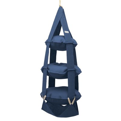 3p trapeze jute blue