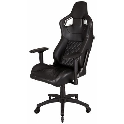 PC Corsair T1 RACE Gaming Chair - Black / Black