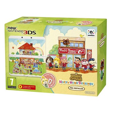 3DS New Nintendo , Console Animal Crossing, Happy Home Designer (Limited Edition)