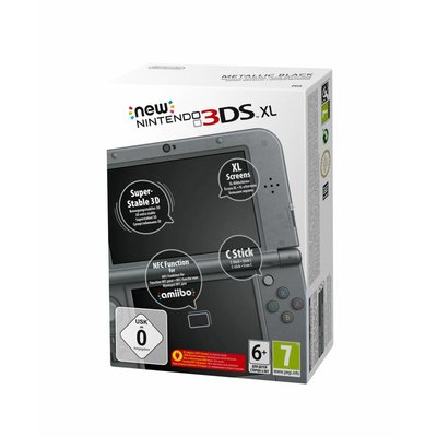 3DS New Nintendo XL, Console (Metalic Black)