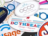 Ovale stickers bestellen? Laat hier uw ovale stickers maken.
