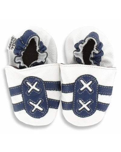 Hobea babyslofje Hobea sport wit blauw