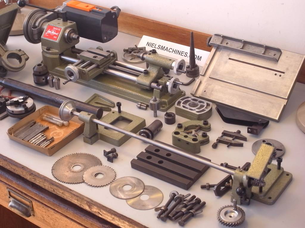 Sold Emco Unimat SL Lathe with Accessories Niels Machines