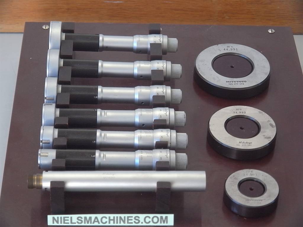 Mitutoyo Internal Bore Gauge Set (20 to 50mm) With Setting Rings