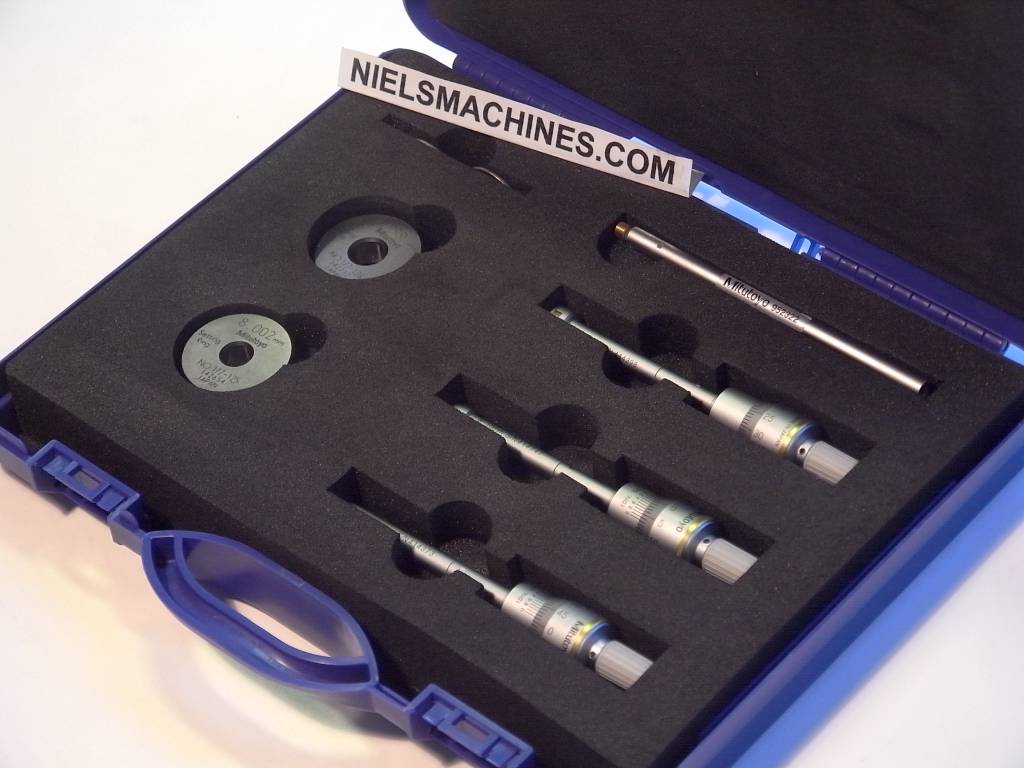 Mitutoyo 368911 Holtest Inside Micrometer Bore Gauge Set Metric (6