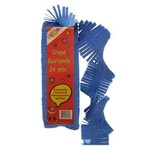 Crepe guirlande 24 m blauw Crepe guirlande 24 m blauw