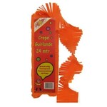 Crepe guirlande 24 m oranje Crepe guirlande 24 m oranje