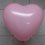Ballon hart rose 10 stuks Ballon hart rose 10 stuks