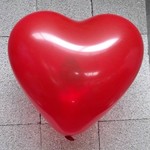 Ballon hart rood 10 stuks Ballon hart rood 10 stuks