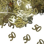 Tafelconfettie 50 goud Tafelconfettie 50 goud