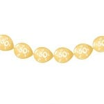 Doorknoopballon 50 goud Doorknoopballon 50 goud