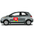 Just Eat Branded Car Magnet