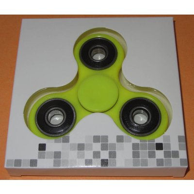 Fidget Spinner Bright yellow / black # 2