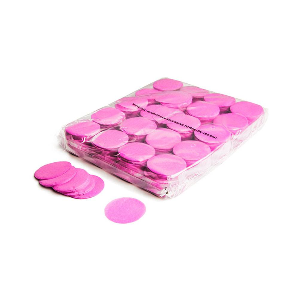 Image of MagicFX Slowfall confetti rondjes 55mm roze